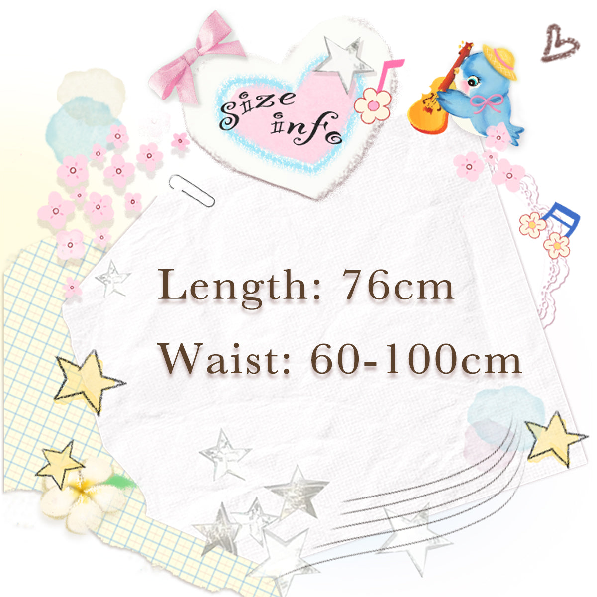 Cartoon girl cute printed retro original lace versatile skirt