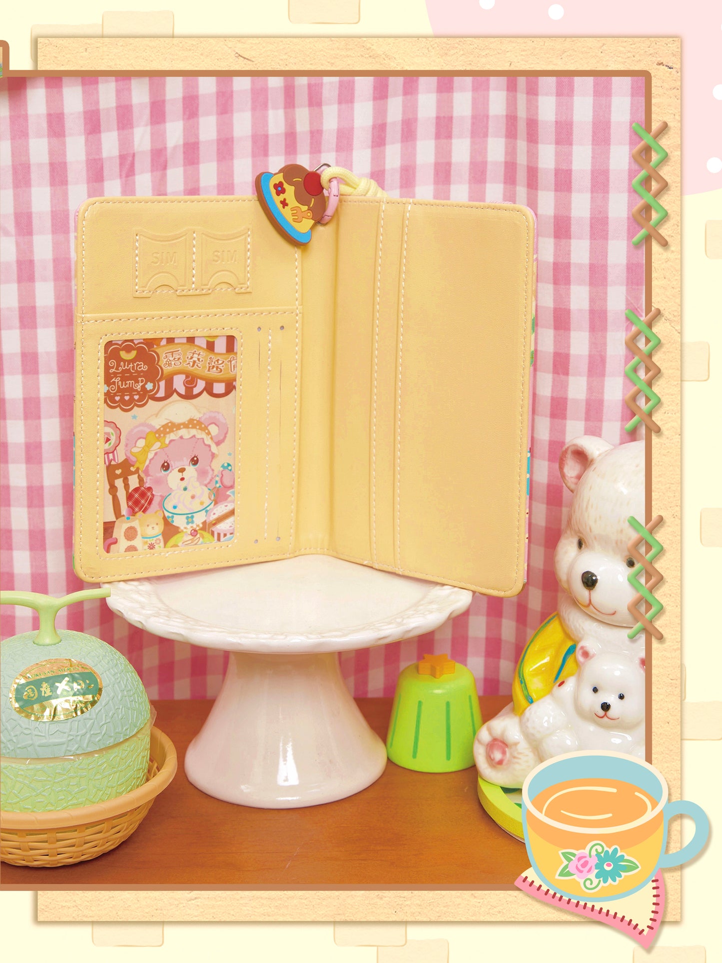 Multifunctional card storage travel print passport holder