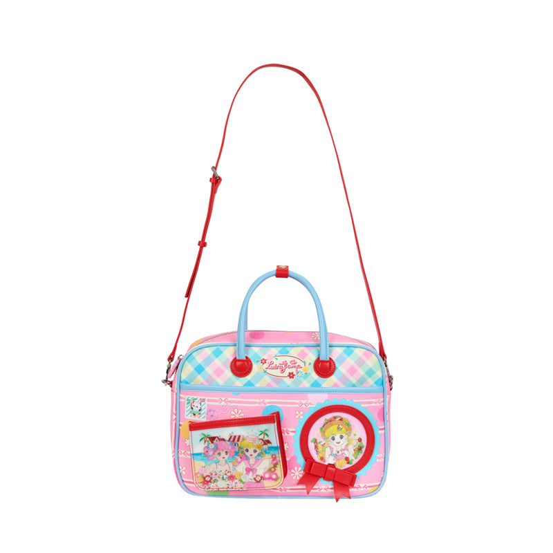 Flash Card Original Showa Island Print Handbag Crossbody Bag